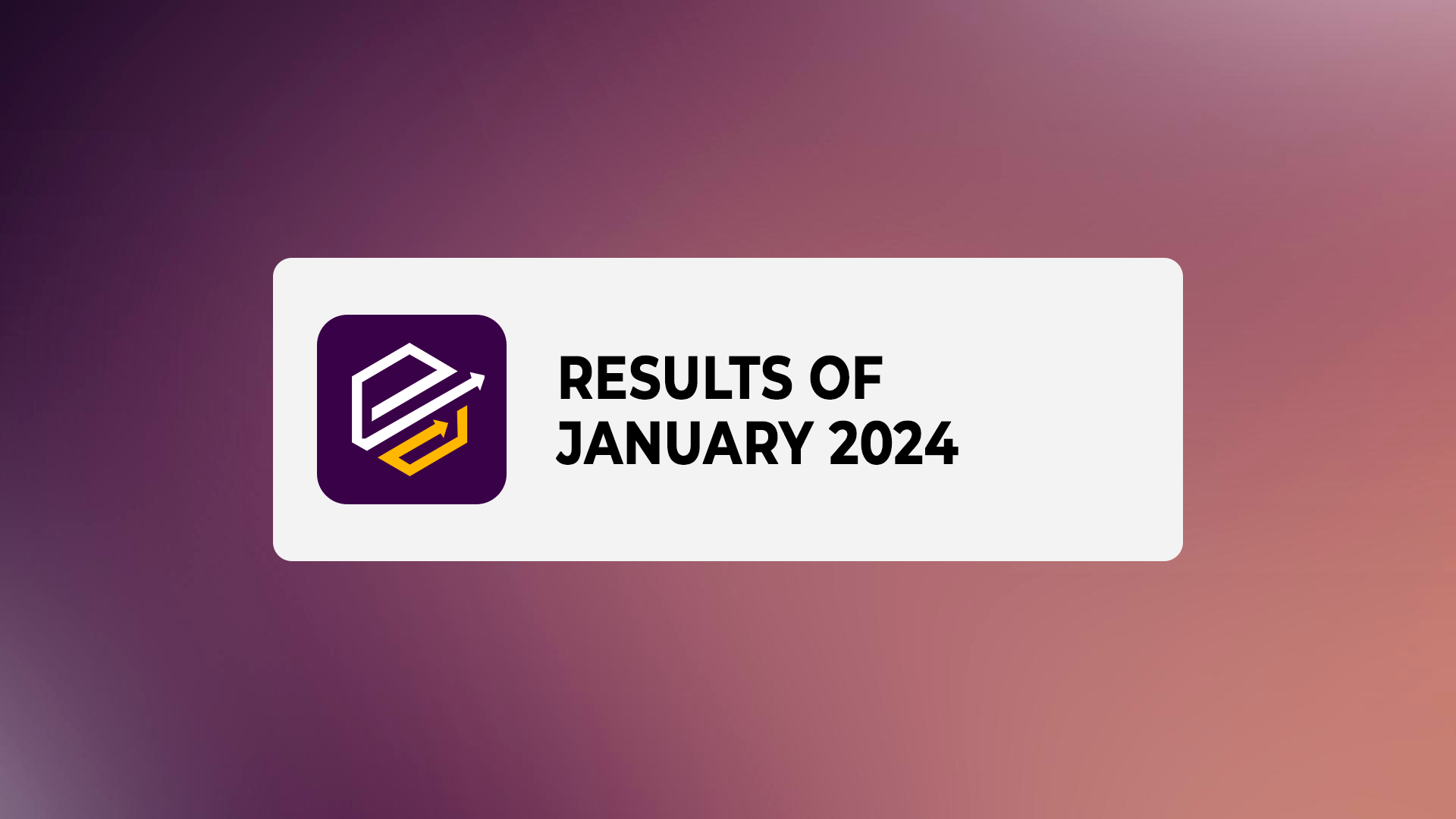 January 2024 results