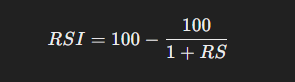 RSI formula