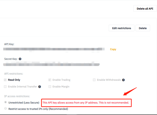 Как получить ключи API Binance