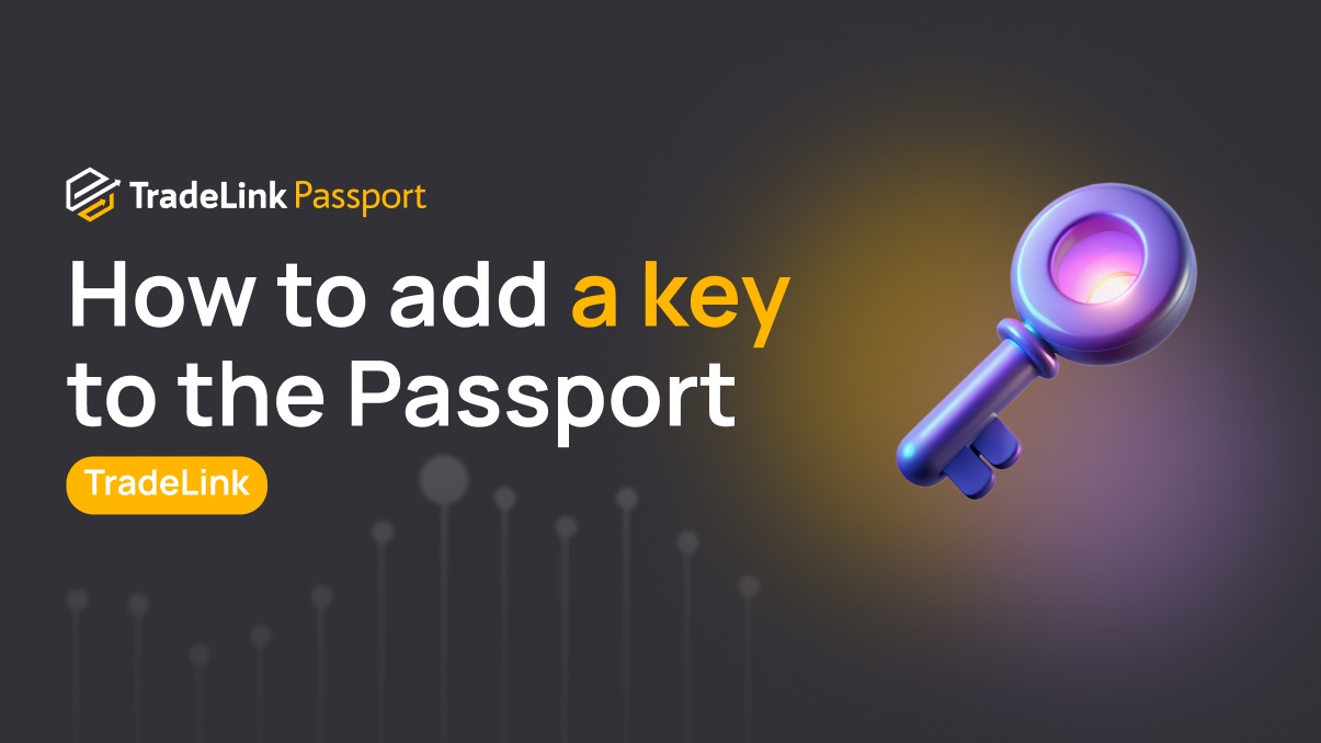 How to add a key to the Passport