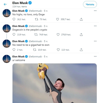 Elon Musk posts
