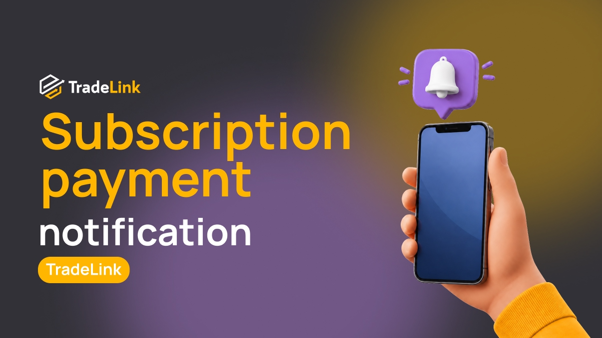 Subscription payment notification